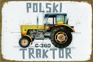 Dekoratívne plakety poľský traktor C-360 Dekoratívne plakety poľský traktor C-360