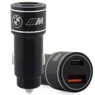 BMW M Power USB-C PD / USB-A QC 3.0 20W rýchlonabíjačka do auta BMW M Power USB-C PD / USB-A QC 3.0 20W rýchlonabíjačka do auta