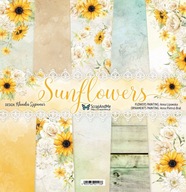 Sada papierov Sunflowers 30x30cm ScrapAndMe Sada papierov Sunflowers 30x30cm ScrapAndMe