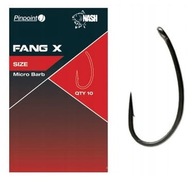 Nash Pin Point Fang Háčiky veľkosť X. 6 Nash Pin Point Fang Háčiky veľkosť X. 6