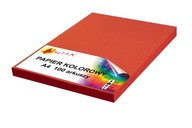 Farebný papier A4 110g tehlovočervený 100 listov