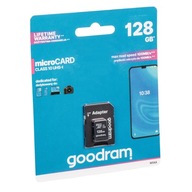 Pamäťová micro SD karta Goodram 128 GB Class 10 UHS-I s adaptérom
