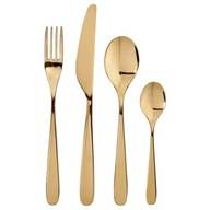 Súprava príborov IKEA TILLAGD 24 ks ZLATÁ