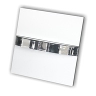 Schodiskové svietidlo LED schodisková lampa 230V 2W Biela Q8 Skinder Schodiskové svietidlo LED schodisková lampa 230V 2W Biela Q8 Skinder