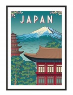 OBRAZOVÝ PLAGÁT V RÁME 33x43 cm Japonsko P1272 OBRAZOVÝ PLAGÁT V RÁME 33x43 cm Japonsko P1272