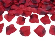 Okvetné lístky ruží, syntetické konfety červené 500 ks