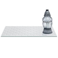 SKLENENÁ RUKA NA ODPADKY 60x20cm Stena biela 243c SKLENENÁ RUKA NA ODPADKY 60x20cm Stena biela 243c