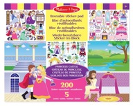 OPÄTOVNE POUŽITEĽNÉ NÁLEPKY MELISSA PRINCESS CASTLE 200 OPÄTOVNE POUŽITEĽNÉ NÁLEPKY MELISSA PRINCESS CASTLE 200
