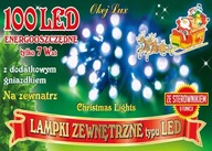 Osvetlenie vianočného stromčeka LED100 studené 10m 8 FUNKCIÍ ext