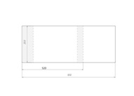 NASTAVITEĽNÝ KRYT 203X520MM (50 KS) NASTAVITEĽNÝ KRYT 203X520MM (50 KS)