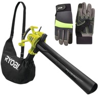 Ryobi RBV3000CSV fúkač/vysávač lístia + záhradné rukavice Power