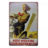 Vintage Retro dekoratívna tabuľa na boj Vintage Retro dekoratívna tabuľa na boj