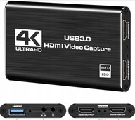 GRABBER VIDEO REKORDÉR USB 3.0 PC HDMI 4K OBS