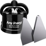 AnySharp Súprava brúska na nože + brúsnych platničiek