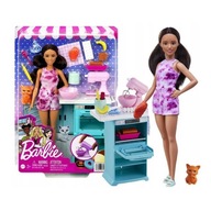 Mattel Barbie bábika kuchárka s mačiatkom