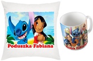 LILO A STICH SÚPRAVA VANKÚŠA A HRNKA + MENO