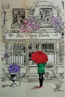 Loui Jover Au Vieux Paris - plagát Loui Jover Au Vieux Paris - plagát