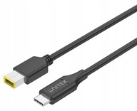 Napájací kábel pre notebooky Lenovo Unitek, 65W USB-C - DC 11 x 4,5 mm TIP Napájací kábel pre notebooky Lenovo Unitek, 65W USB-C - DC 11 x 4,5 mm TIP