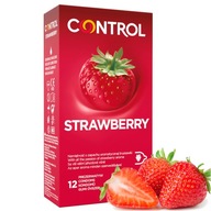 CONTROL STRAWBERRY jahodové kondómy 12 ks