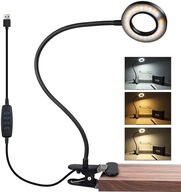 OTOČNÁ STÍMATEĽNÁ LED KLIP NA STOLNÉ LAMPY OTOČNÁ STÍMATEĽNÁ LED KLIP NA STOLNÉ LAMPY