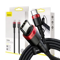 BASEUS KÁBEL USB-C TYP-C PD 100W RÝCHLE NABÍJANIE 3.0 BASEUS KÁBEL USB-C TYP-C PD 100W RÝCHLE NABÍJANIE 3.0