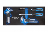 Sada skrutkovačov, kľúče HEX a TORX, 20 ks, vložka Sada skrutkovačov, kľúče HEX a TORX, 20 ks, vložka