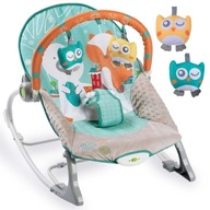 RICOKIDS BABY ROCKER S VIBRÁCIAMI, BIELOMODRÉ