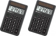 VRECKOVÁ KALKULAČKA Eleven (ex Citizen) ECO-110 8 číslic čierna x 2 ks