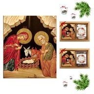 Vianočná ikona darčeková sada so sladkosťami