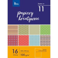 Zápisník kreatívnych papierov A4 16k 100g KB030-11 T Zápisník kreatívnych papierov A4 16k 100g KB030-11 T