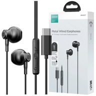 KÁBOVÉ SLÚCHADLÁ DO UŠÍ JOYROOM USB-C KOVOVÉ GAMING ČIERNA KÁBOVÉ SLÚCHADLÁ DO UŠÍ JOYROOM USB-C KOVOVÉ GAMING ČIERNA