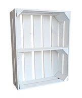 BIELA DREVENÁ BOX 50x40x16 boxov BIELA DREVENÁ BOX 50x40x16 boxov