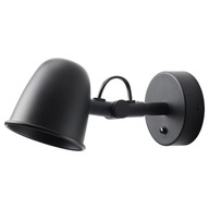 IKEA SKURUP Nástenná lampa, pevná inštalácia, čierna IKEA SKURUP Nástenná lampa, pevná inštalácia, čierna