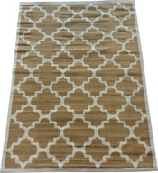 Moderný koberec - medovo žltá ďatelina 120x160