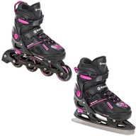 Kolieskové korčule 2v1 RAVEN Pulse Black/Fuchsia 40-43 Kolieskové korčule 2v1 RAVEN Pulse Black/Fuchsia 40-43