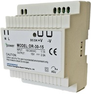 DR-30-15 15V 2A spínaný zdroj na DIN lištu DR-30-15 15V 2A spínaný zdroj na DIN lištu
