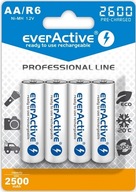 EVER ACTIVE R6/AA PRO LINE BATÉRIE 2600mAh EVER ACTIVE R6/AA PRO LINE BATÉRIE 2600mAh