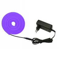 Neon FLEX LED SET 1m IP65 NAPÁJACÍ ZDROJ Fialový Neon FLEX LED SET 1m IP65 NAPÁJACÍ ZDROJ Fialový