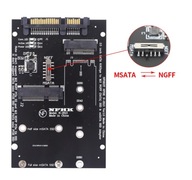 Adaptér karty M.2 NGFF MSATA SSD na 2,5“ SATA 3.0