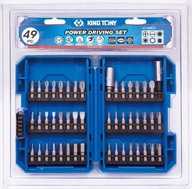 KING TONY BIT SET 1049CQ 1/4" 49 ELEMENT KING TONY BIT SET 1049CQ 1/4" 49 ELEMENT