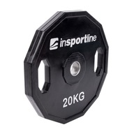 Pogumovaná olympijská HMOTNOSŤ inSPORTline 20 kg Pogumovaná olympijská HMOTNOSŤ inSPORTline 20 kg