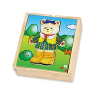Puzzle pre dievčatko s medvedíkom Viga