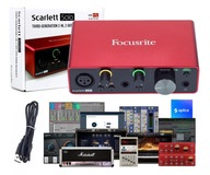2-kanálové zvukové rozhranie USB 2.0 Focusrite Scarlett Solo 3. generácie