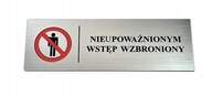 Nápis 21 x 7 cm - ZÁKAZ VSTUPU Nápis 21 x 7 cm - ZÁKAZ VSTUPU