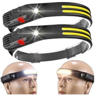 SADA 2KS. VODEODOLNÁ ČELOVÁ LAMPA SADA 2KS. VODEODOLNÁ ČELOVÁ LAMPA