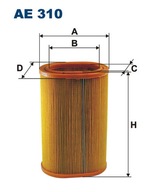 FILTRON AE 310 Vzduchový filter