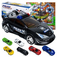 POLICAJNÉ AUTO KUFROVÉ PRUŽINY 6ks + STOLOVÁ HRA POLICAJNÉ AUTO KUFROVÉ PRUŽINY 6ks + STOLOVÁ HRA