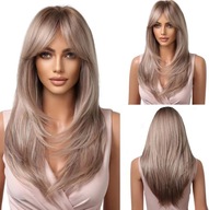 Krásna syntetická dlhá opálová blond parochňa Krásna syntetická dlhá opálová blond parochňa