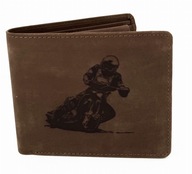 Kožená peňaženka pre motorkára SPRAY