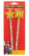 Super Mario - 2 ceruzky s gumou, sada 2 ks